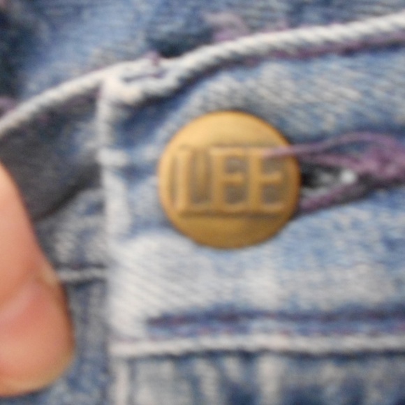 Vintage Lee Jeans denim jeans 1960s Rare! - Picture 3 of 8